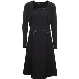 Vero Moda奥莱连衣裙子秋冬清仓优雅气质吊带裙开衫两件套女百搭