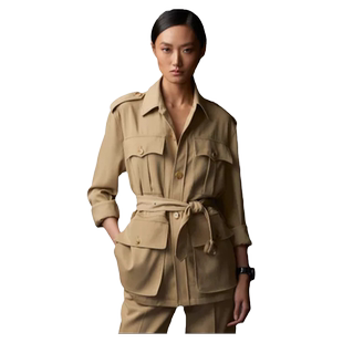 工装衬衫女酷飒风长袖外套猎装2025秋季新款大码职业高端休闲上衣