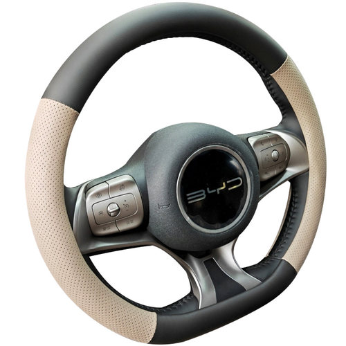 比亚迪海豚智驾版方向盘套改装专用汽车内饰把套四季通用防滑皮套