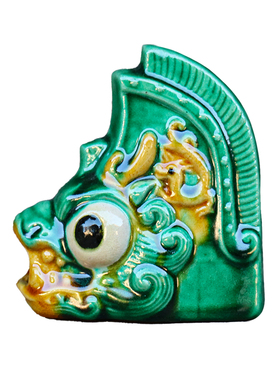 妙书局山西琉璃扩香器佛光寺摆件