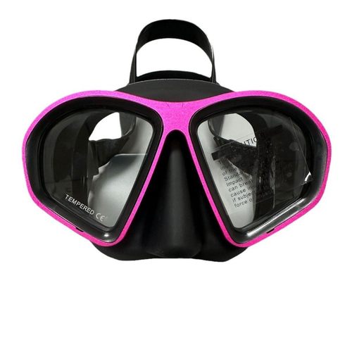 大神款自由潜水镜新款铝合金镜潜高清浮镜潜水面面镜框