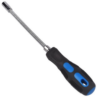 可弯弹性六角套筒软杆起子弯管套筒螺丝刀套筒7mm8mm9mm喉箍套筒