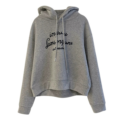 加绒宽松棉质时尚保暖厚连帽卫衣