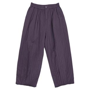 无色无味【暗调绮梦】外穿女款棉裤2025新款宽松萝卜裤休闲裤子