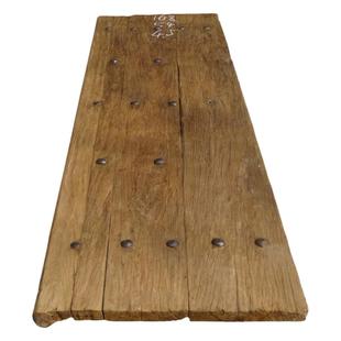 老榆木门板茶桌茶台旧木头门实木复古怀旧风化木板原木桌子诧寂风