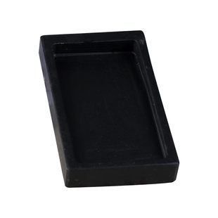 光祖原石学生砚台长方形砚台可磨墨罗纹天然原石头四寸砚台可研墨素砚文房墨盘文房四宝书法国画素池带盖装墨