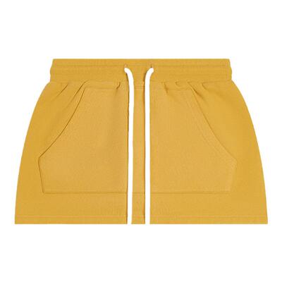 CALLEDBACKa字黄色短裙