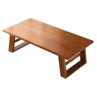 榻榻米日式茶桌飘窗小茶几实木炕桌喝茶桌子坐地禅意矮桌泡茶长桌