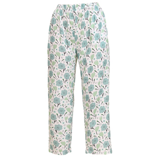 小护士睡裤女纯棉夏季薄款九分长裤休闲外穿家居裤宽松大码空调裤