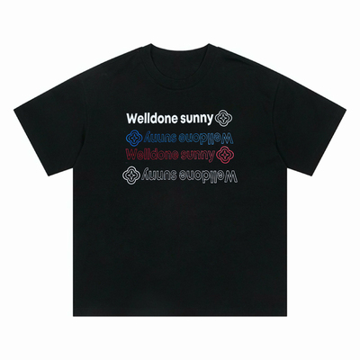 新款小众潮牌短袖Welldonesunny