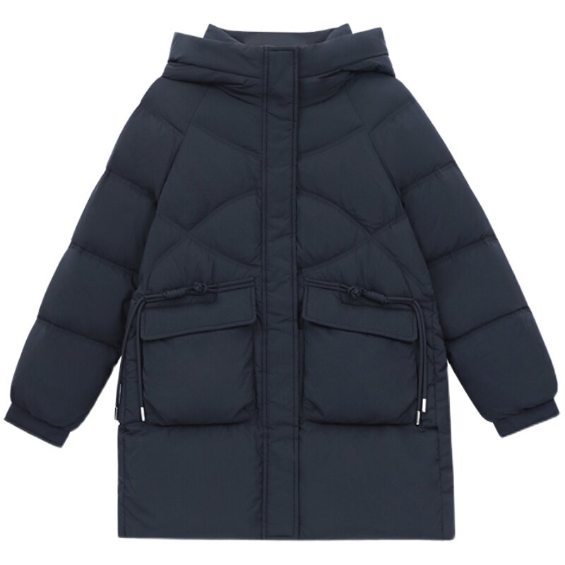 妈妈羽绒服冬季中长款保暖棉衣