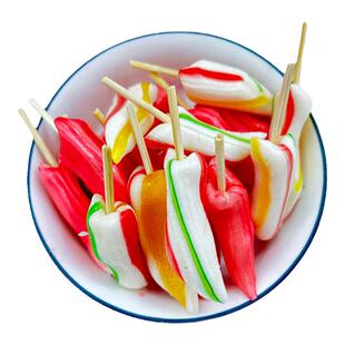 安庆特产手工棒棒糖辣椒糖芝麻夹心麦芽糖80怀旧儿童零食七彩糖果