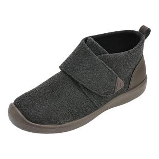 Pansy盼喜日本高帮鞋防滑轻便舒适加绒保暖呢面棉鞋软底秋冬女款