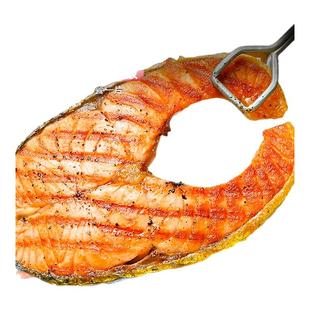 三文鱼排新鲜挪威三文鱼中段冷冻鱼扒块一整条轮切帝王鲑鱼非新疆