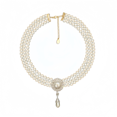 莫妮卡王妃｜奢华复古珍珠项链