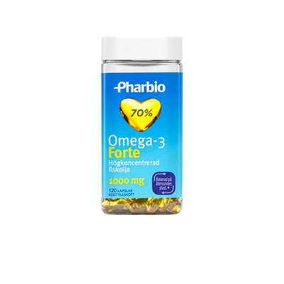 【27年后新日期】瑞典原装pharbio omega3高纯度深海鱼油DHA120粒