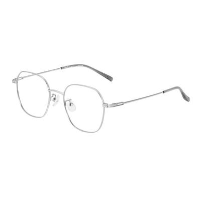 明月逸夫多边框近视眼镜男可配有度数成品散光光学眼镜女YF8264