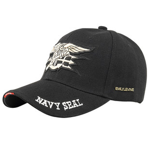 海军陆战队帽子男士2025新款美式硬顶棒球帽户外休闲四季鸭舌帽潮