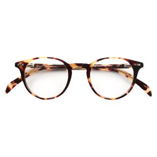 43mm日系复古板材圆框磨砂眼镜男女可配度数防蓝光小脸素颜平光镜