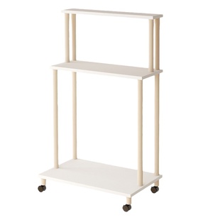 阳台花架阶梯式可移动花架子客厅落地式带万向轮双层置物架花盆架