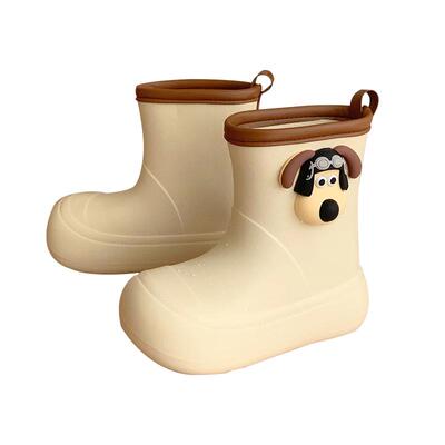 四季学生时尚户外儿童中筒雨鞋