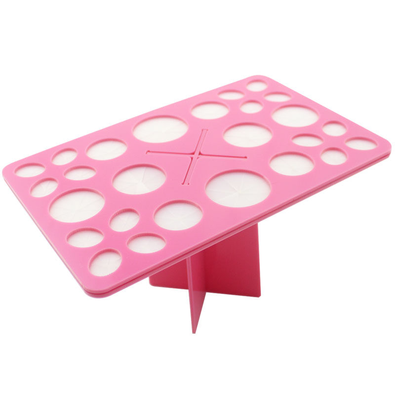 晾刷架子化妆刷晾刷晾晒架化妆刷晾刷神器收纳架化妆工具防水黑色