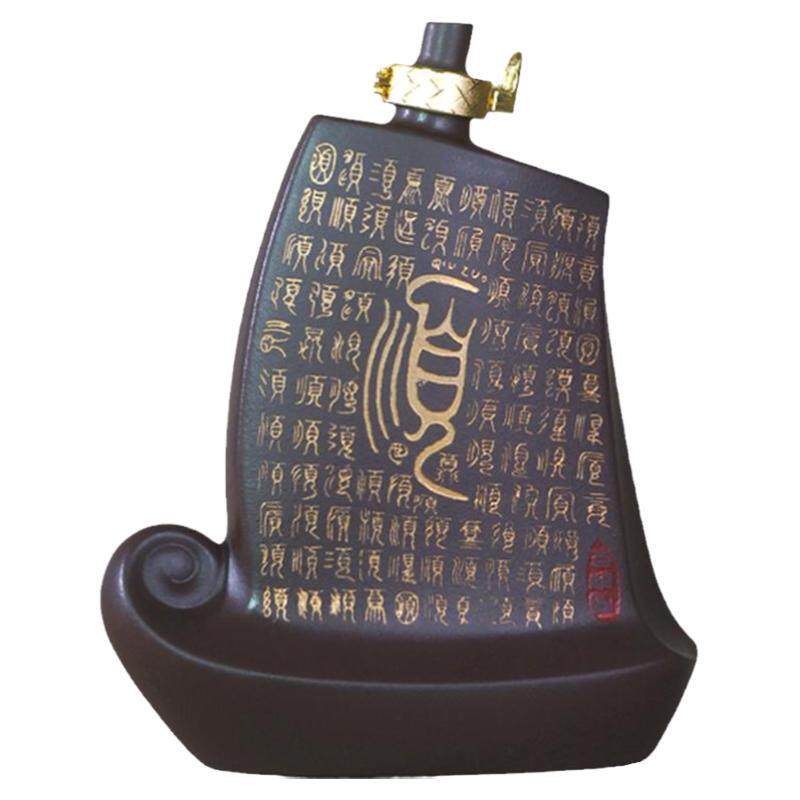 宜兴紫砂祝福酒瓶百顺酒瓶