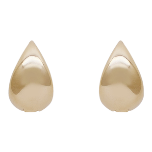 水滴金属复古耳环2025年新款潮小众设计感高级耳钉冷淡风纯银耳饰