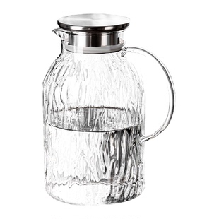 彩界冷水壶玻璃耐高温家用大容量凉水壶茶壶冷泡壶果汁壶可加热