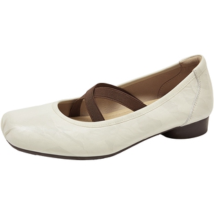 康莉芭蕾玛丽珍鞋女26年春季新款低跟单鞋通勤工作时尚羊皮小皮鞋