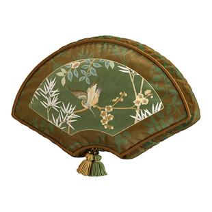 范居态度一斛春抱枕沙发客厅轻奢高级感短毛绒方形异形靠垫可定制