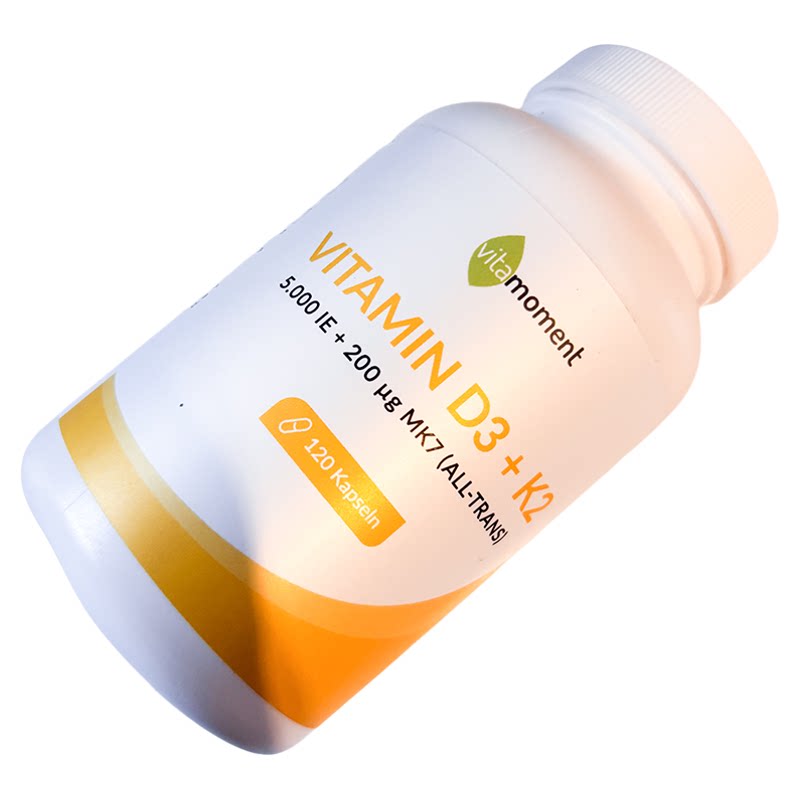 德国Vitamoment维D3+K2胶囊补钙