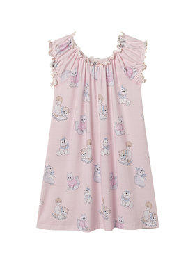嫚熙女童睡裙夏儿童睡裙空调服