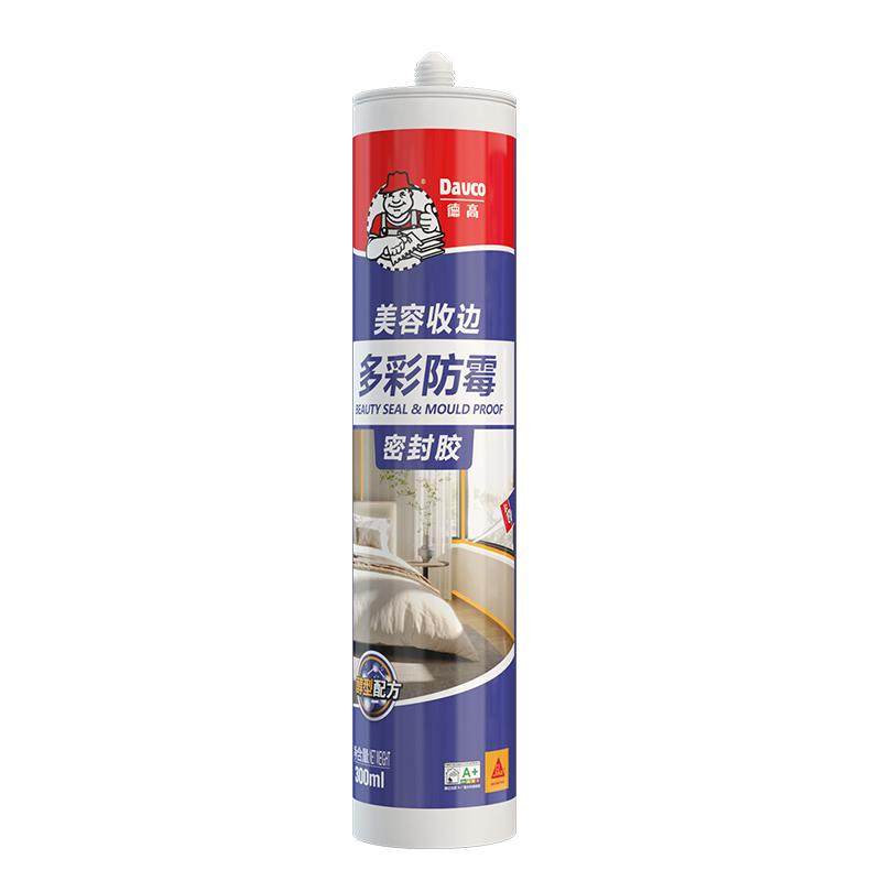 德高美容胶玻璃胶防水防霉厨卫专用门窗填缝收边封边家用密封胶