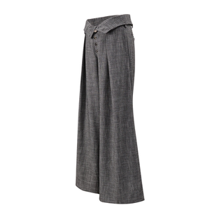 Pointless 23SS 原创设计高腰时尚百搭多穿法宽松廓形阔腿剑道裤