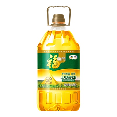 福临门非转基因玉米胚芽油5.43L