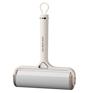 粘毛器滚筒滚刷可撕式家用粘灰器粘猫毛神器清理地毯坐垫粘纸手柄