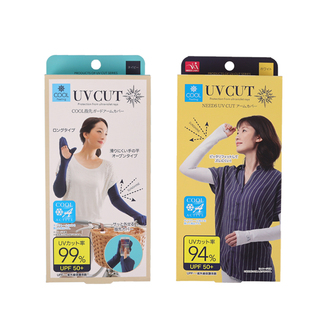 日本needs uvcut防晒袖套冰袖夏季防紫外线户外开车女冰丝护手臂