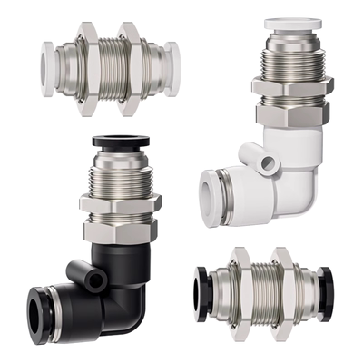 PM隔板直通快速接头外螺纹PLM弯