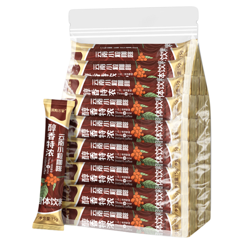 【六口味】三合一速溶咖啡条