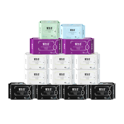 爱生活经典款日夜用透气卫生巾