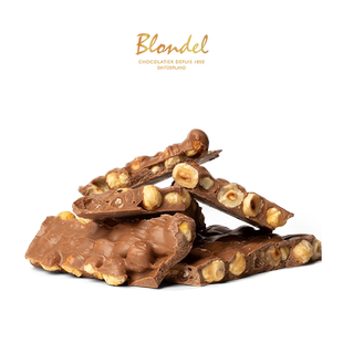 Blondel布隆德 榛果牛奶巧克力锤 瑞士进口纯可可脂高端休闲零食