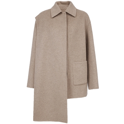 VeroModa含绵羊毛毛呢大衣