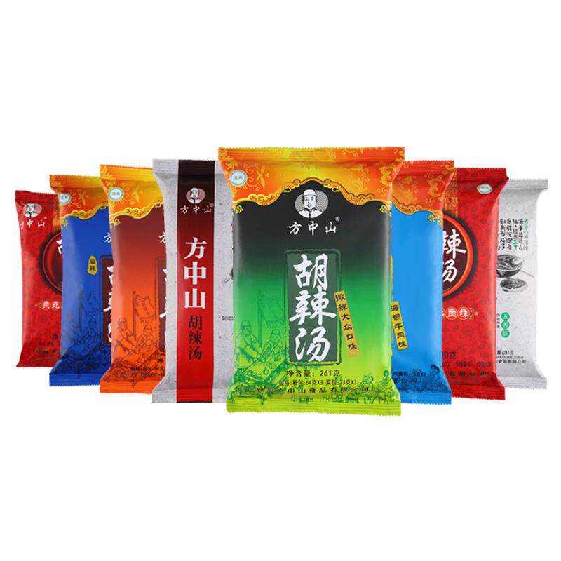 方中山胡辣汤河南正宗旗舰店清真早餐速食汤海带香菇木耳方便袋装