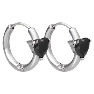 BLACKHEAD/黑头精致爱心耳环个性简约原创设计新品送礼礼物520