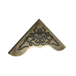 星之所在天猫 包邮 克苏鲁书角 一套5枚 青铜复古精装书护角 强化你的死灵之书克苏鲁神话古神旧日支配者文创创意图书周边