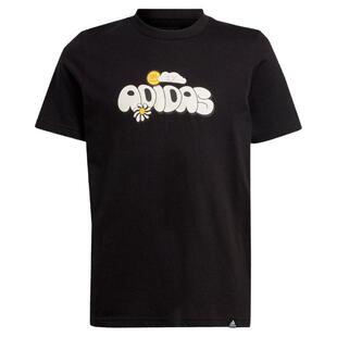 Adidas阿迪达斯儿童透气半袖运动休闲上衣IZ0418