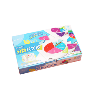 日本KUMON公文式幼儿认知演示器小学生数学分数教具儿童分子分母