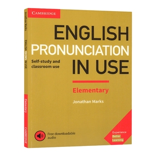英文原版 English Pronunciation in Use Elementary Book 英语发音初级 附电子音频 英文版 进口英语原版书籍