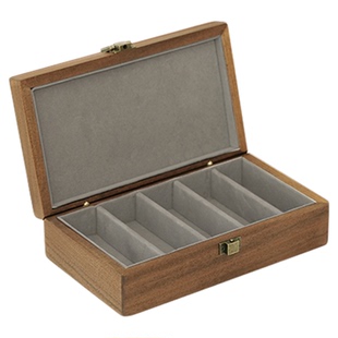 东意胡桃木10g20g金条专用收纳盒1g金豆高级感首饰盒木质便携桌面